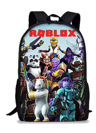 3D Cartoon Roblox Backpack for Kids