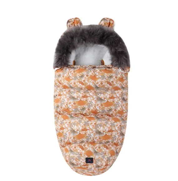 Baby Sleeping Bag with Fur Collar