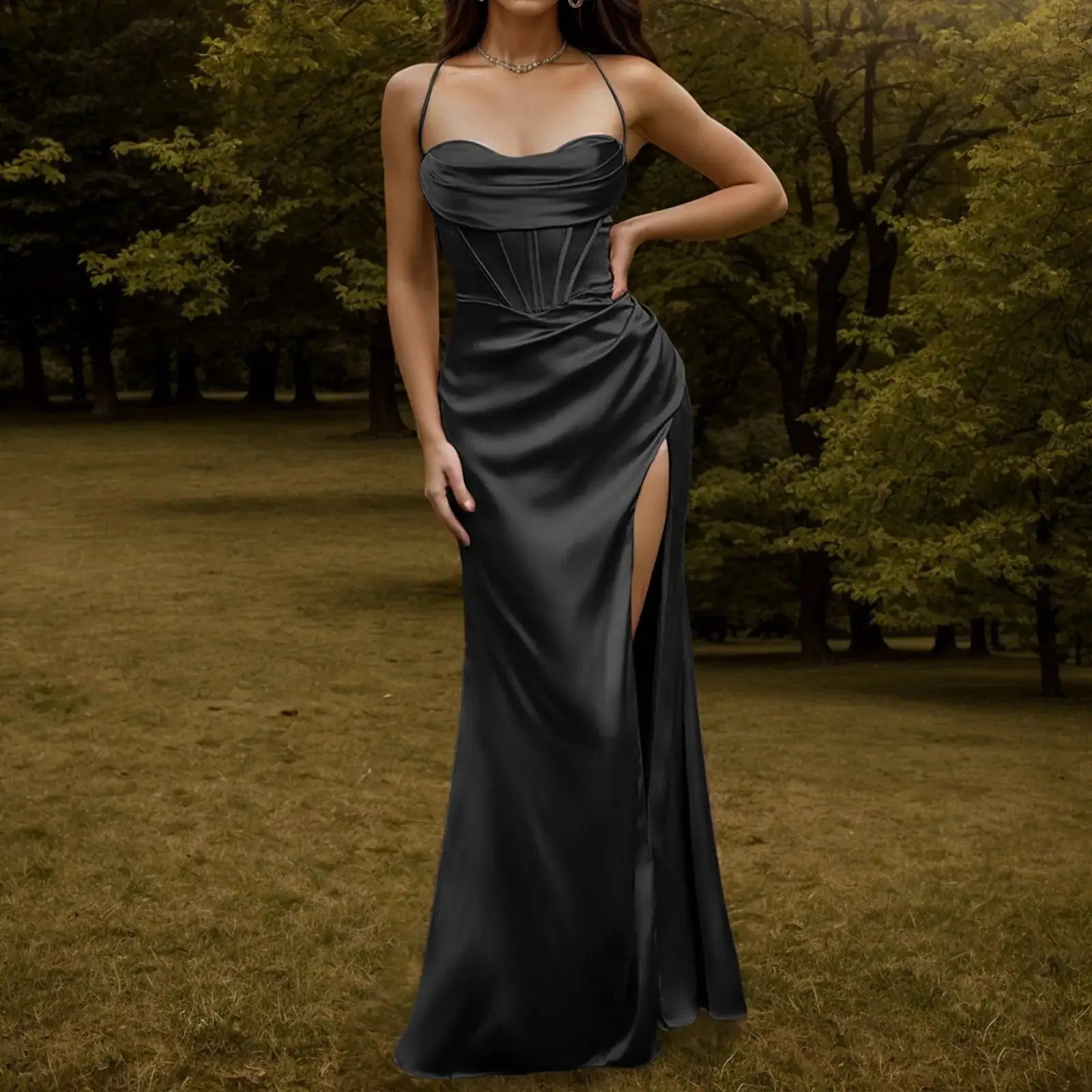 Satin Elegant Dress