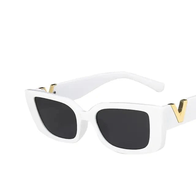 Retro Rectangle Sunglasses for Women