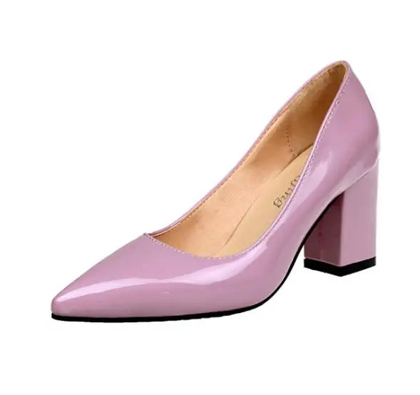 Women's Mid Heel Pointed Toe Shoes