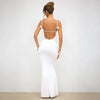 Roses Backless Dress