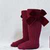 Girl’s Velvet Bow Socks