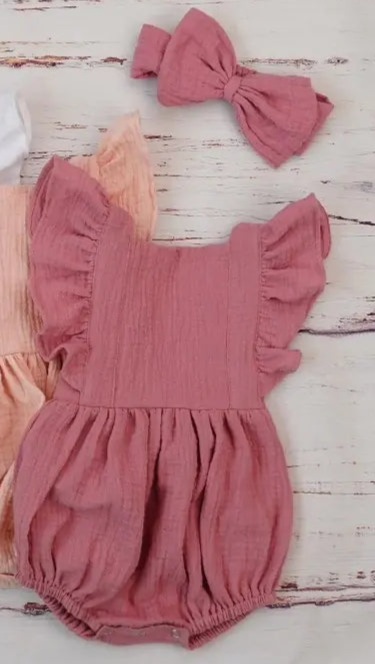 Organic Cotton Summer Baby Girl Clothes