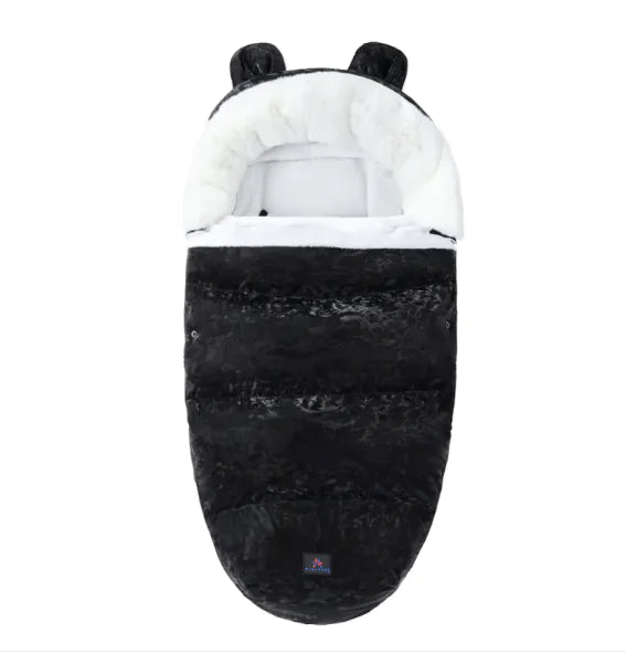 Baby Sleeping Bag with Fur Collar